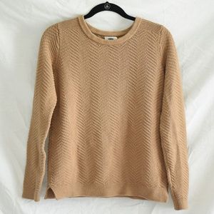 Old Navy Tan Textured Sweater Size M